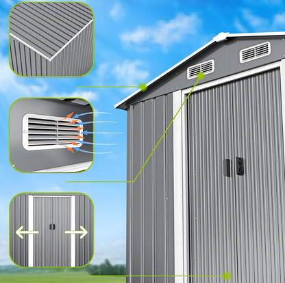 Domek Narzędziowy Szopa Ogrodowa 299 x 277 cm