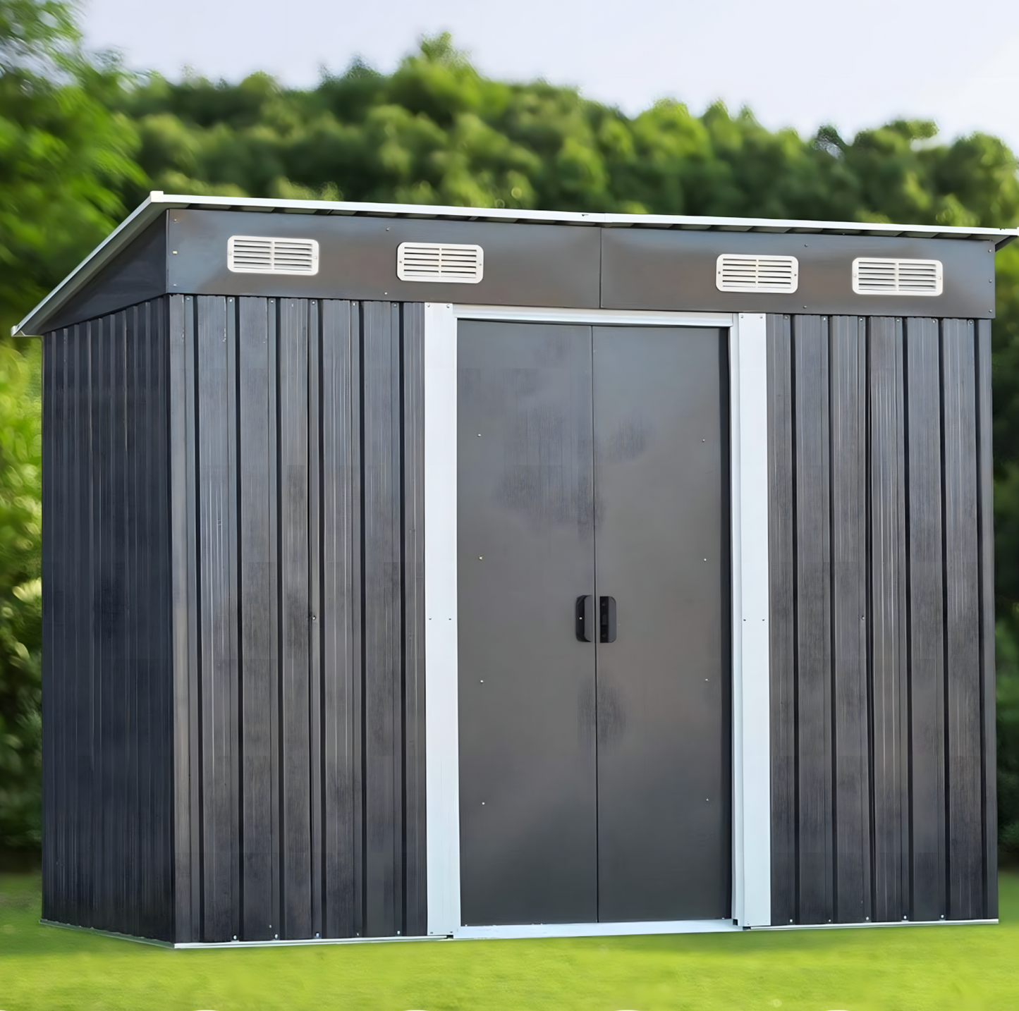 Domek Szopa na Narzędzia Schowek Ogrodowy 238x126x181cm